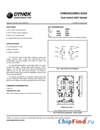 Datasheet DIM400GDM33-A manufacturer Linear IS