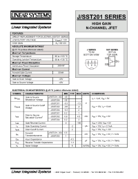 Datasheet J204 manufacturer Linear IS