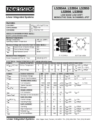 Datasheet LS3954 manufacturer Linear IS