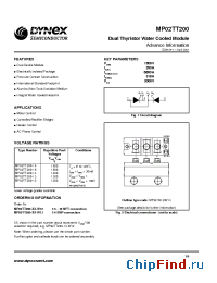 Datasheet MP02TT200-XX-W12 manufacturer Linear IS