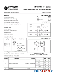 Datasheet MP03/130-16 manufacturer Linear IS