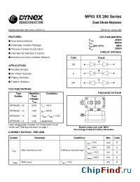 Datasheet MP03/280-14 manufacturer Linear IS