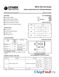 Datasheet MP03/330-08 manufacturer Linear IS