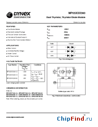 Datasheet MP03HBT360 manufacturer Linear IS