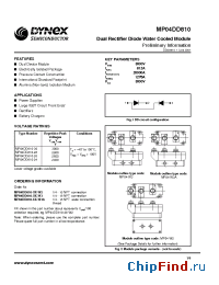 Datasheet MP04DD810-24 manufacturer Linear IS
