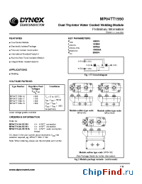 Datasheet MP04TT1550-15 manufacturer Linear IS