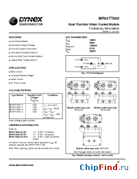 Datasheet MP04TT600-XX-W2 manufacturer Linear IS
