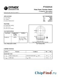 Datasheet PT40QPx45 manufacturer Linear IS