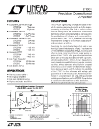 Datasheet LT1001ACH manufacturer Linear