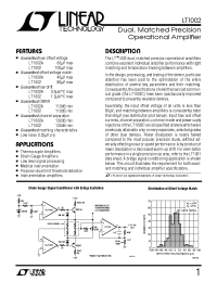 Datasheet LT1002A manufacturer Linear