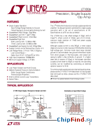 Datasheet LT1006C manufacturer Linear