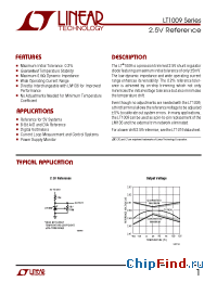 Datasheet LT1009C-2.5 manufacturer Linear