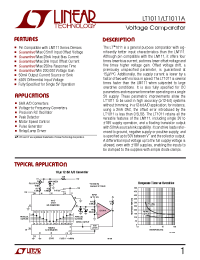 Datasheet LT1011ACN8 manufacturer Linear