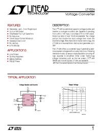 Datasheet LT1026CJ8 manufacturer Linear