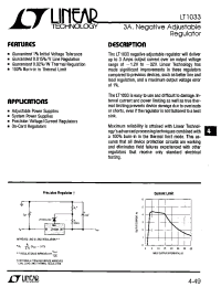 Datasheet LT1033M manufacturer Linear