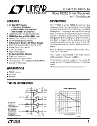Datasheet LT1039ACN16 производства Linear