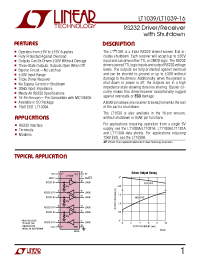 Datasheet LT1039CN производства Linear