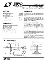 Datasheet LT1055C manufacturer Linear