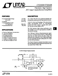 Datasheet LT1056S8 manufacturer Linear