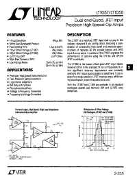 Datasheet LT1057MJ manufacturer Linear