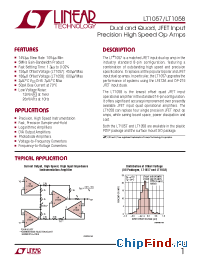 Datasheet LT1058CJ manufacturer Linear