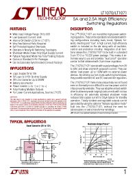 Datasheet LT1070CK manufacturer Linear