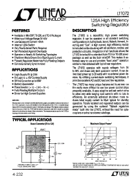 Datasheet LT1072 manufacturer Linear