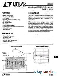 Datasheet LT1088C manufacturer Linear