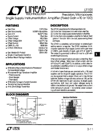 Datasheet LT1101AC manufacturer Linear