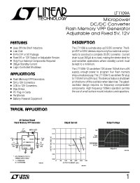 Datasheet LT1109ACN8-5 manufacturer Linear