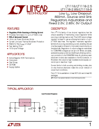 Datasheet LT1118 manufacturer Linear