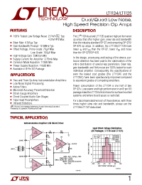 Datasheet LT1124ACN8 производства Linear