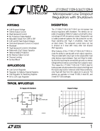 Datasheet LT1129 производства Linear