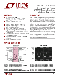 Datasheet LT1137AIG производства Linear