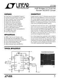 Datasheet LT1158I manufacturer Linear