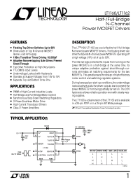 Datasheet LT1160IS manufacturer Linear