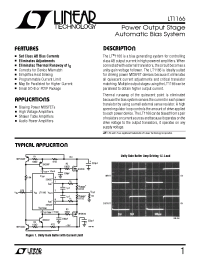 Datasheet LT1166CN8 manufacturer Linear