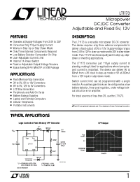 Datasheet LT1173CN8-5 manufacturer Linear