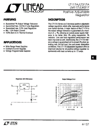 Datasheet LT117H manufacturer Linear