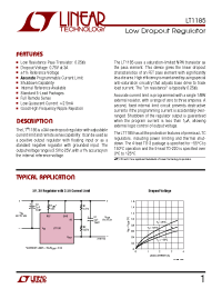 Datasheet LT1185 manufacturer Linear