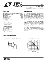 Datasheet LT1187C manufacturer Linear