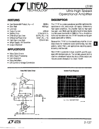 Datasheet LT1191CJ8 manufacturer Linear