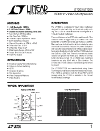 Datasheet LT1203CN8 manufacturer Linear