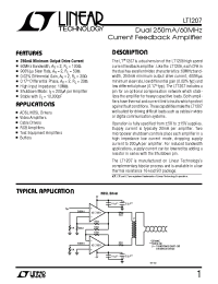 Datasheet LT1207 manufacturer Linear