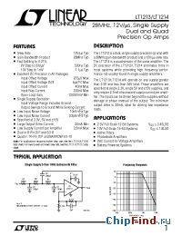 Datasheet LT1213A manufacturer Linear