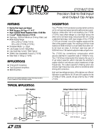 Datasheet LT1218CN8 manufacturer Linear