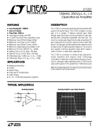 Datasheet LT1221MJ8 производства Linear