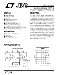 Datasheet LT1229C производства Linear