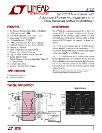 Datasheet LT1237CNW manufacturer Linear