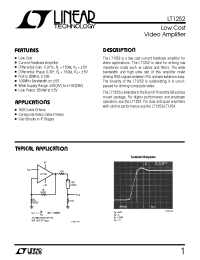 Datasheet LT1252 manufacturer Linear